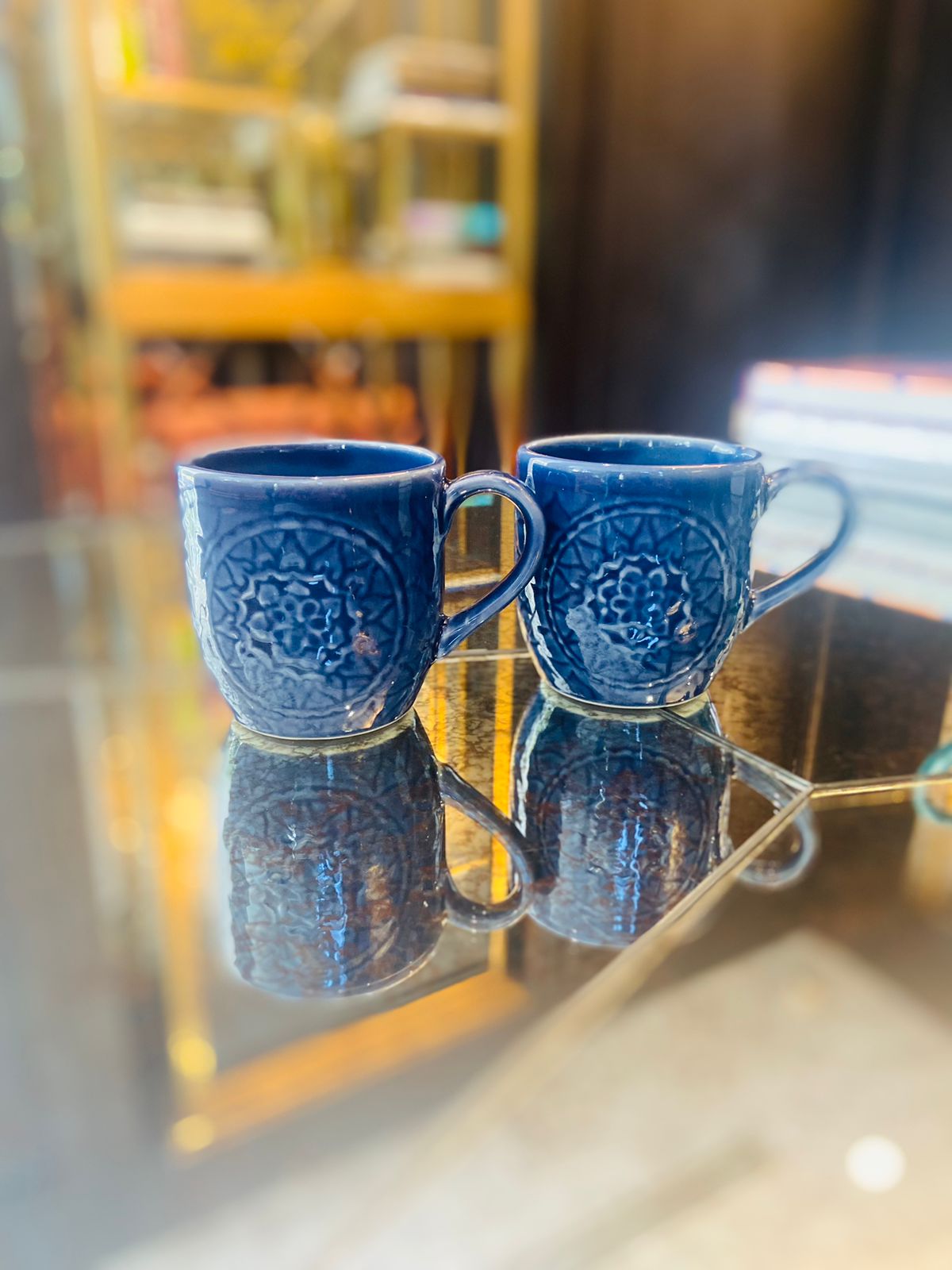 Natural Blue - Mugs l Tea Mugs l Ceramic Milk Mugs l Coffee Mugs l