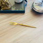Set of 4 Forks - Plain Gold with Long Handles I Luxury Gold Cutlery I Gold Forks