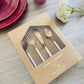 Set of 24 Cutlery Set-White Enamel with Rose Gold l Pink Gold Flatware  l Contemporary Rose Gold Cutlery