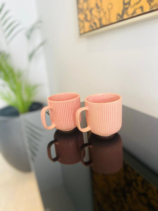 Tea/ Mugs - Red Mugs l Stylish Milk Mugs l Ceramic Coffee Mugs l Tea Mugs l