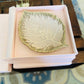 Gift Set - Leaf Platter- Pink l Natural leaf platter l Large leaf platter l Handmade leaf platter l